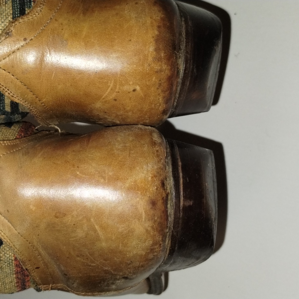 Seychelles Size 7.5 Aztec Leather Southwest Western Boots Womens Brown Cowgirl - Picture 3 of 10